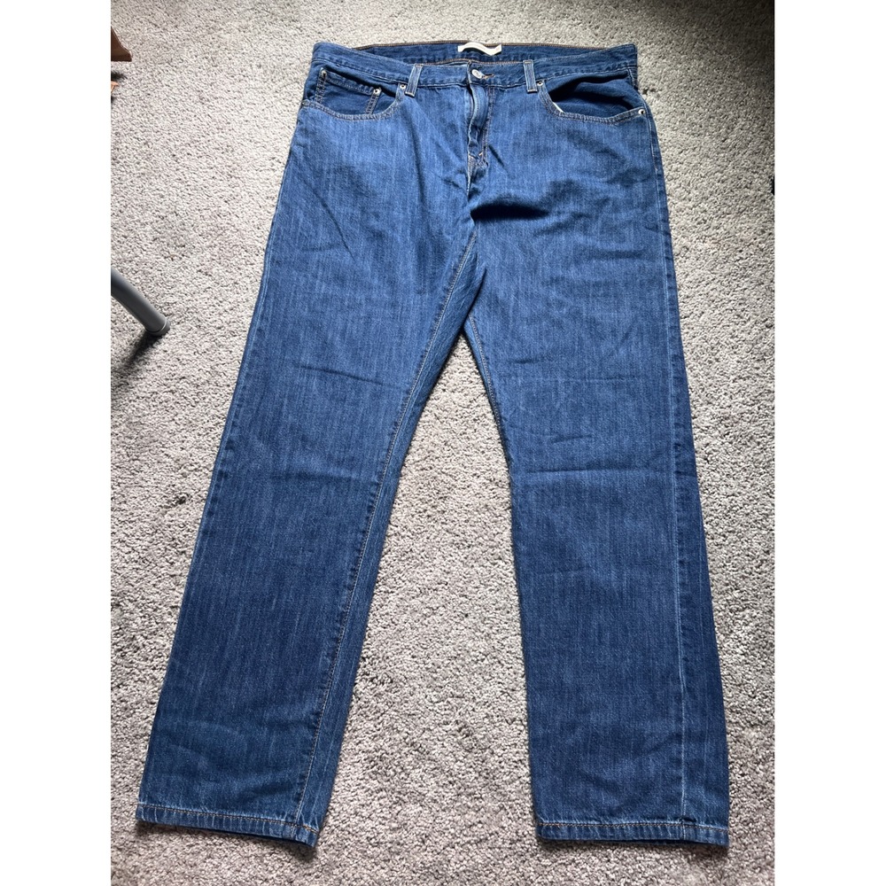 Levis Middy Straight Jeans Womens 32 Medium Wash Blue Denim Mid Rise Pants